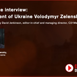Keynote interview- President of Ukraine Volodymyr Zelensky Keynote interview- President of Ukraine Volodymyr Zelensky