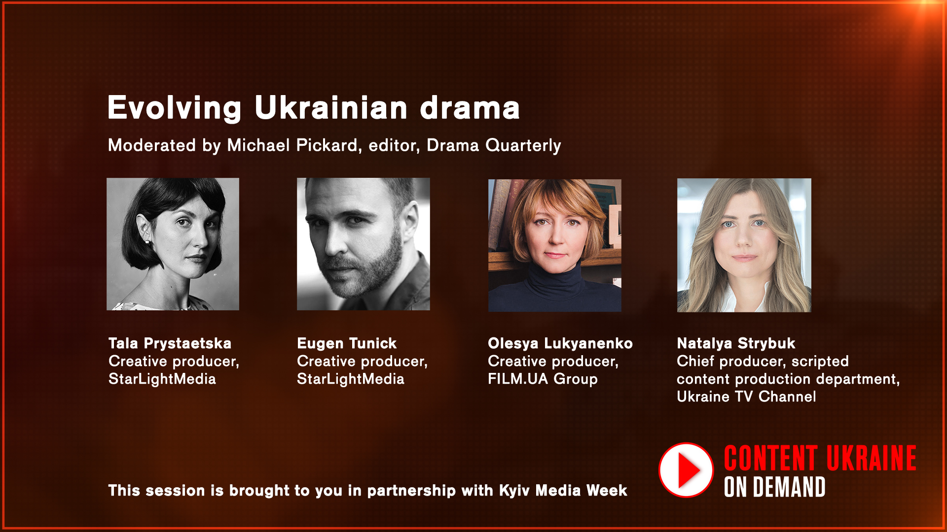 Evolving Ukrainian drama Evolving Ukrainian drama
